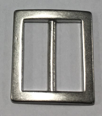 Skärp spänne metall Matt Silver 20