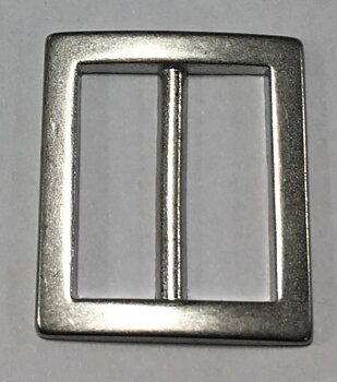 Skärp spänne metall Matt Silver 20