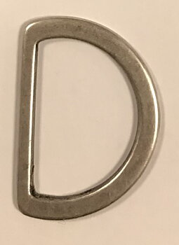D-Ring Silver 25