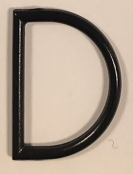D-Ring Svart 25