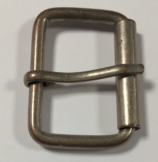 Skärp spänne metall Antik Rose 38