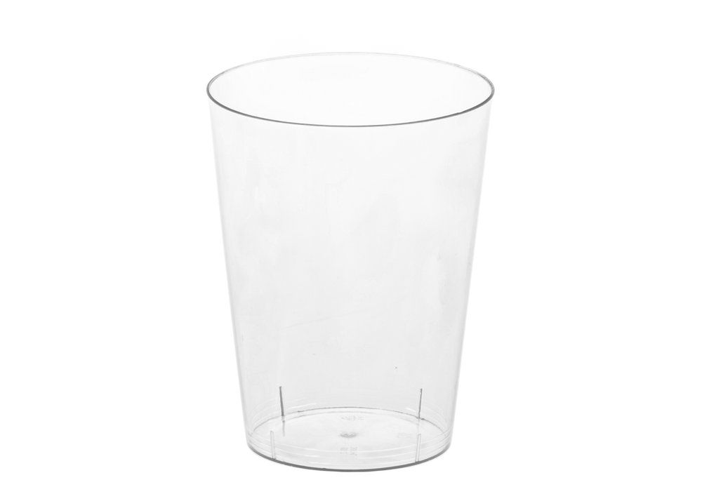 Plastmugg, transparent 30 cl - 2