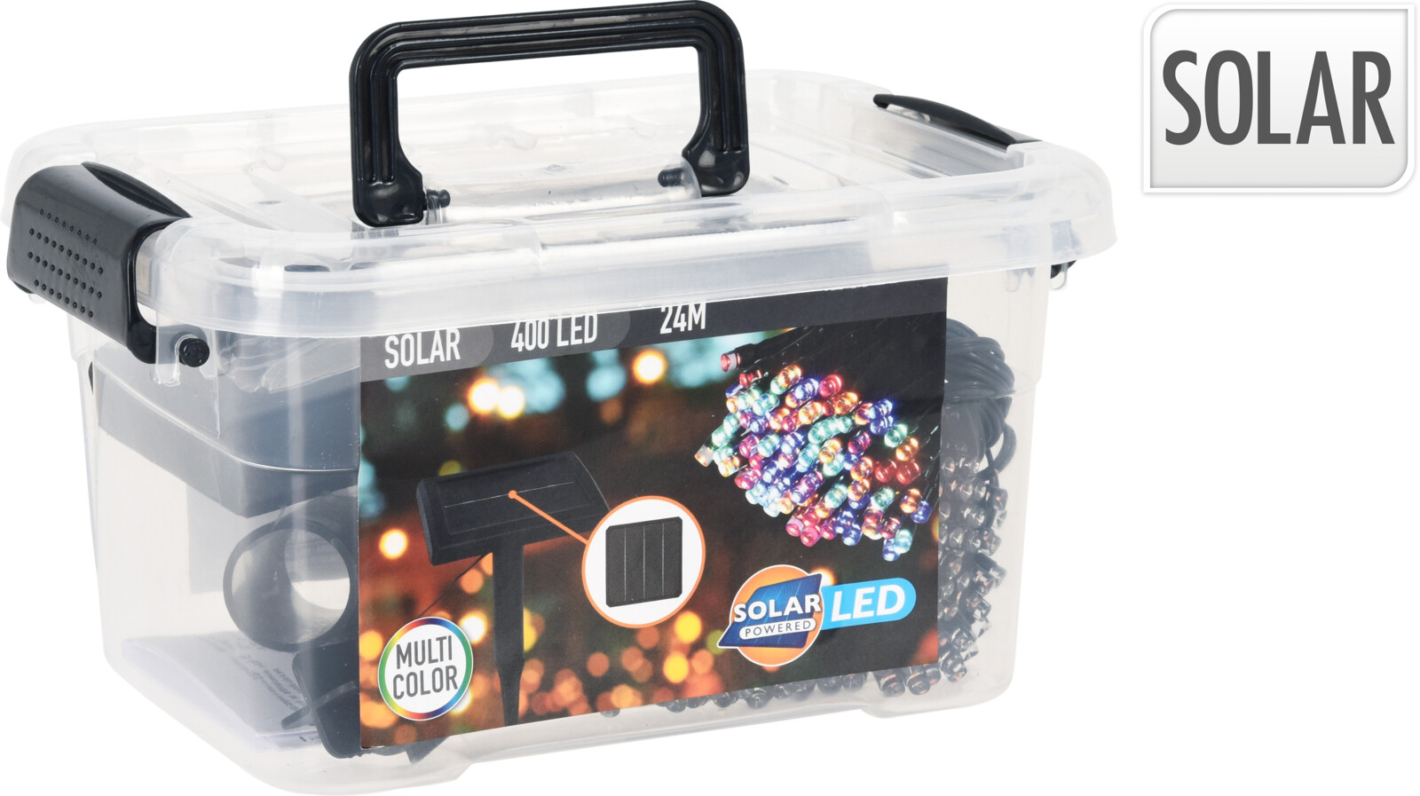 Soldriven ljusslinga 400 LED 24m - 2