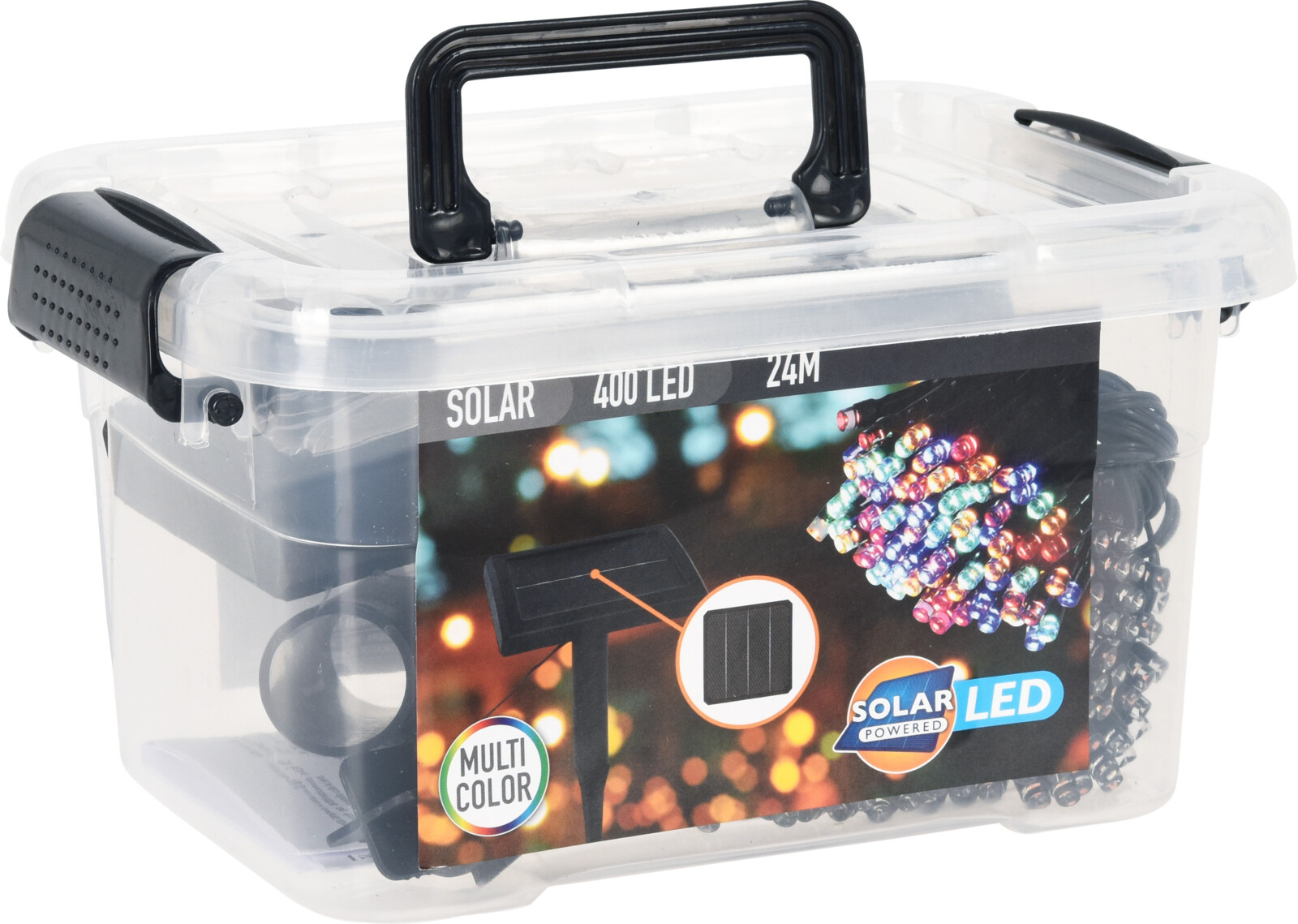 Soldriven ljusslinga 400 LED 24m