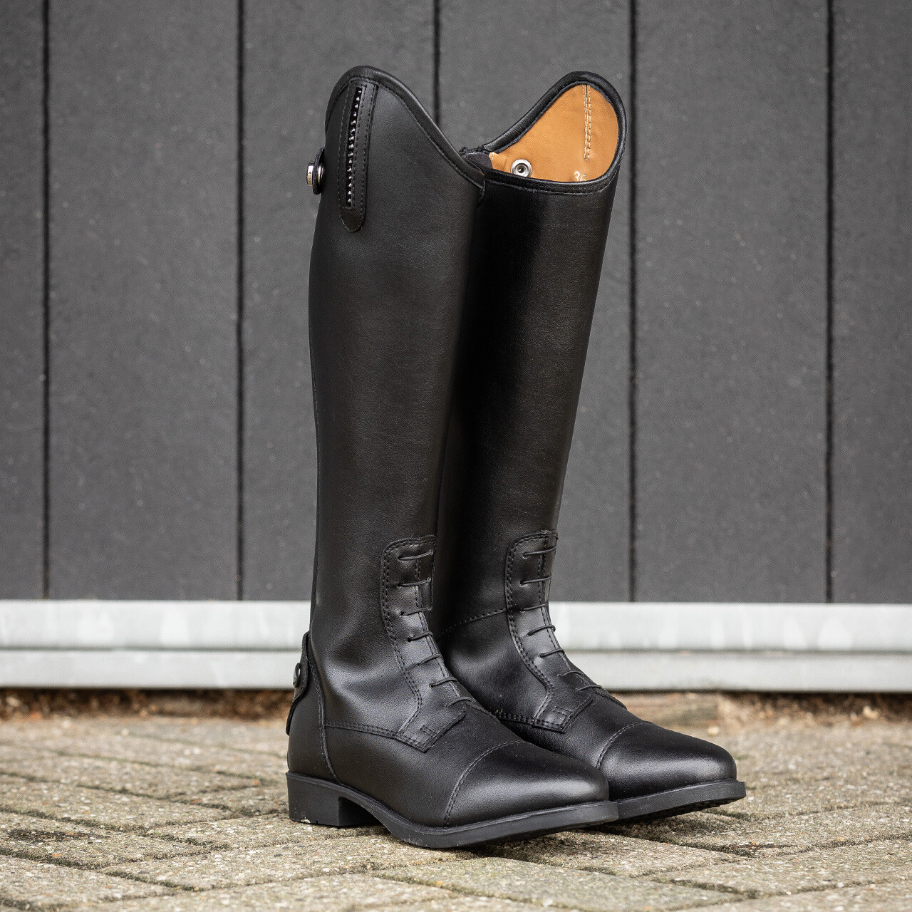 QHP Jessy Junior Riding Boot - Black 