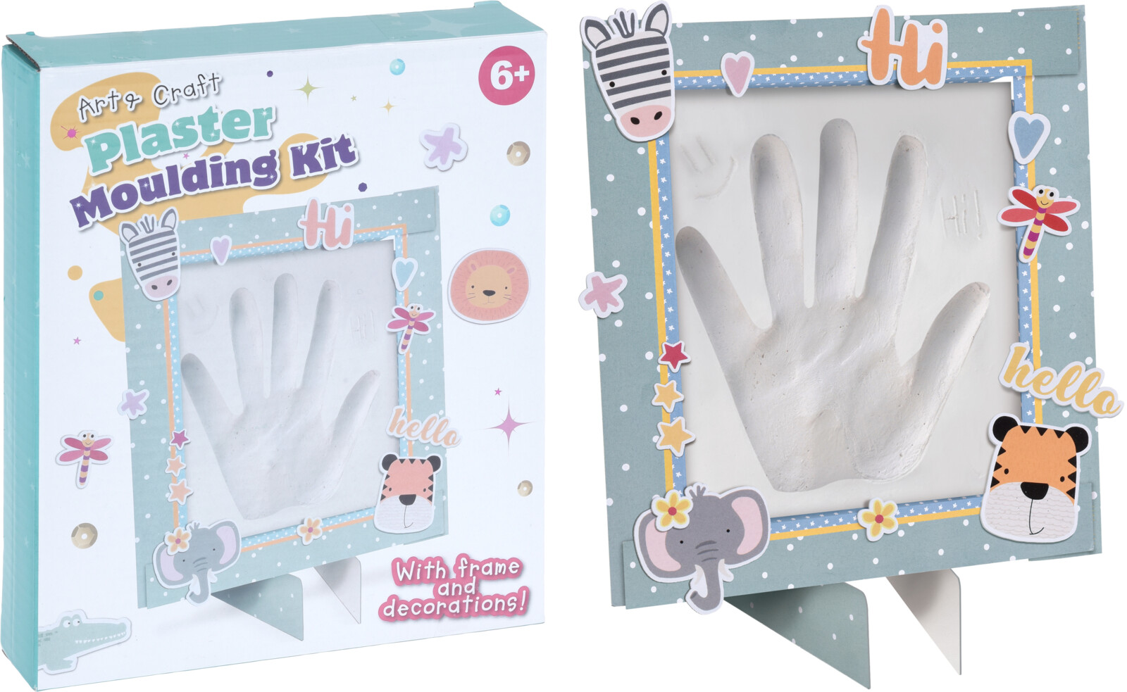 Handavtryck gips-set - 3
