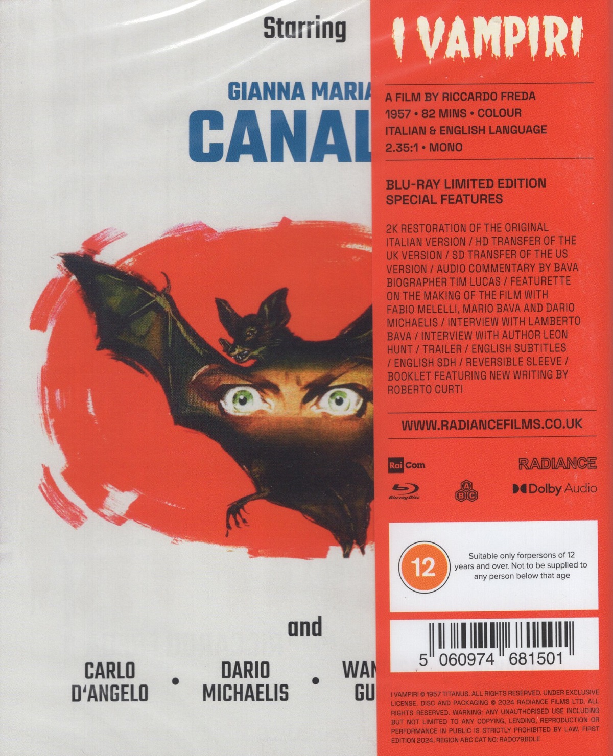 I Vampiri (Aka Lust Of The Vampire) (Limited Edition) (ej svensk text) (Blu-Ray) - 2