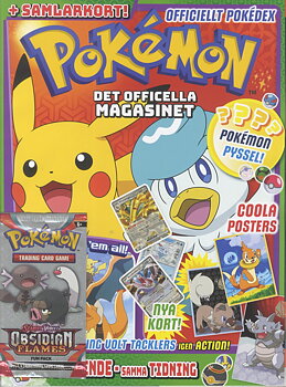 Pokemon magasin nr 6 2024, Extra Scarlet & Violet Obsidian Flames Fun pack