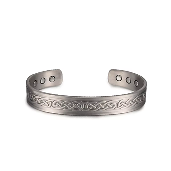 Magnetarmband i koppar med Antik Silverplätering