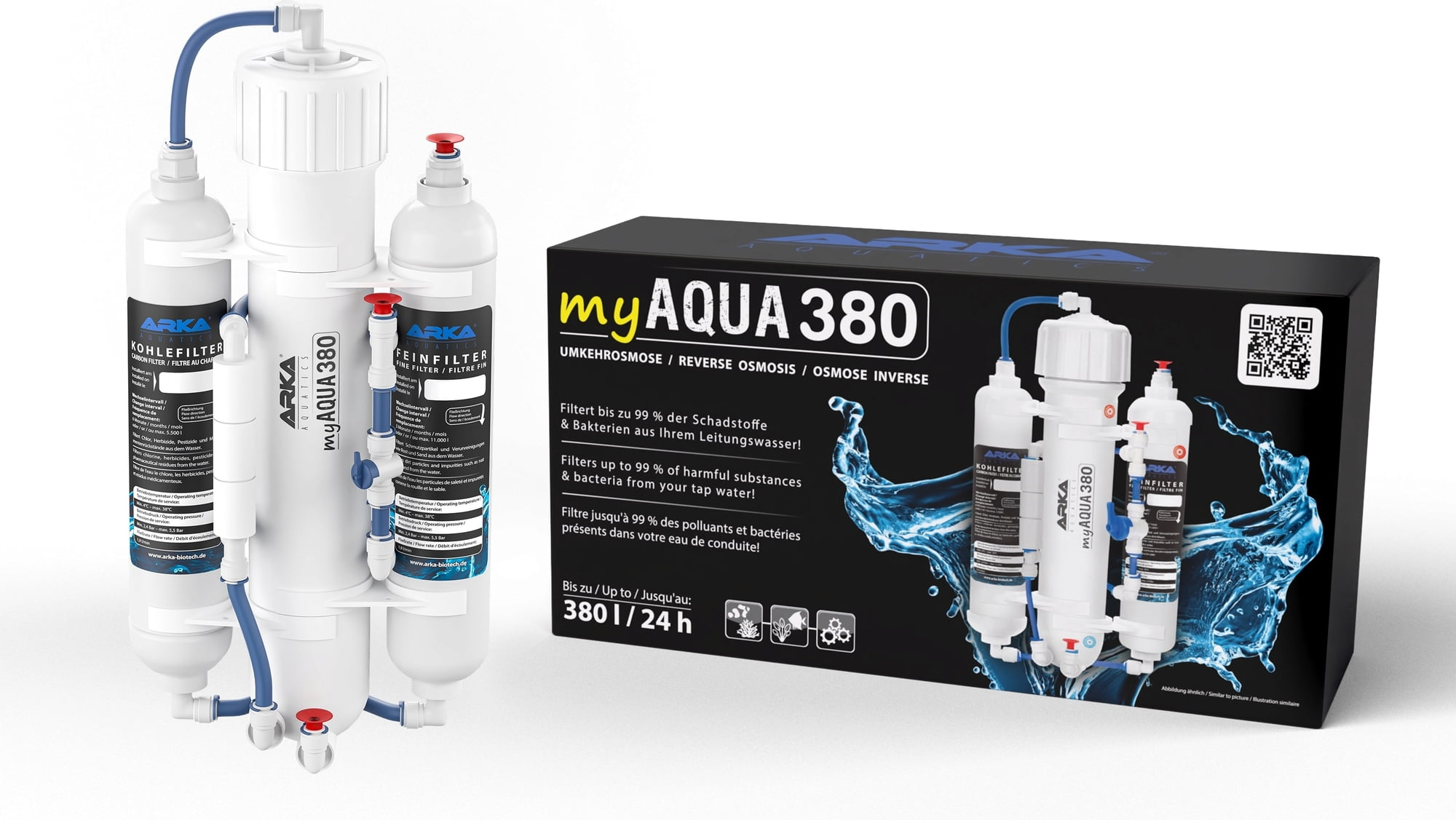 ARKA myAqua380 - 2" reverse osmosis  filter 380L/day
