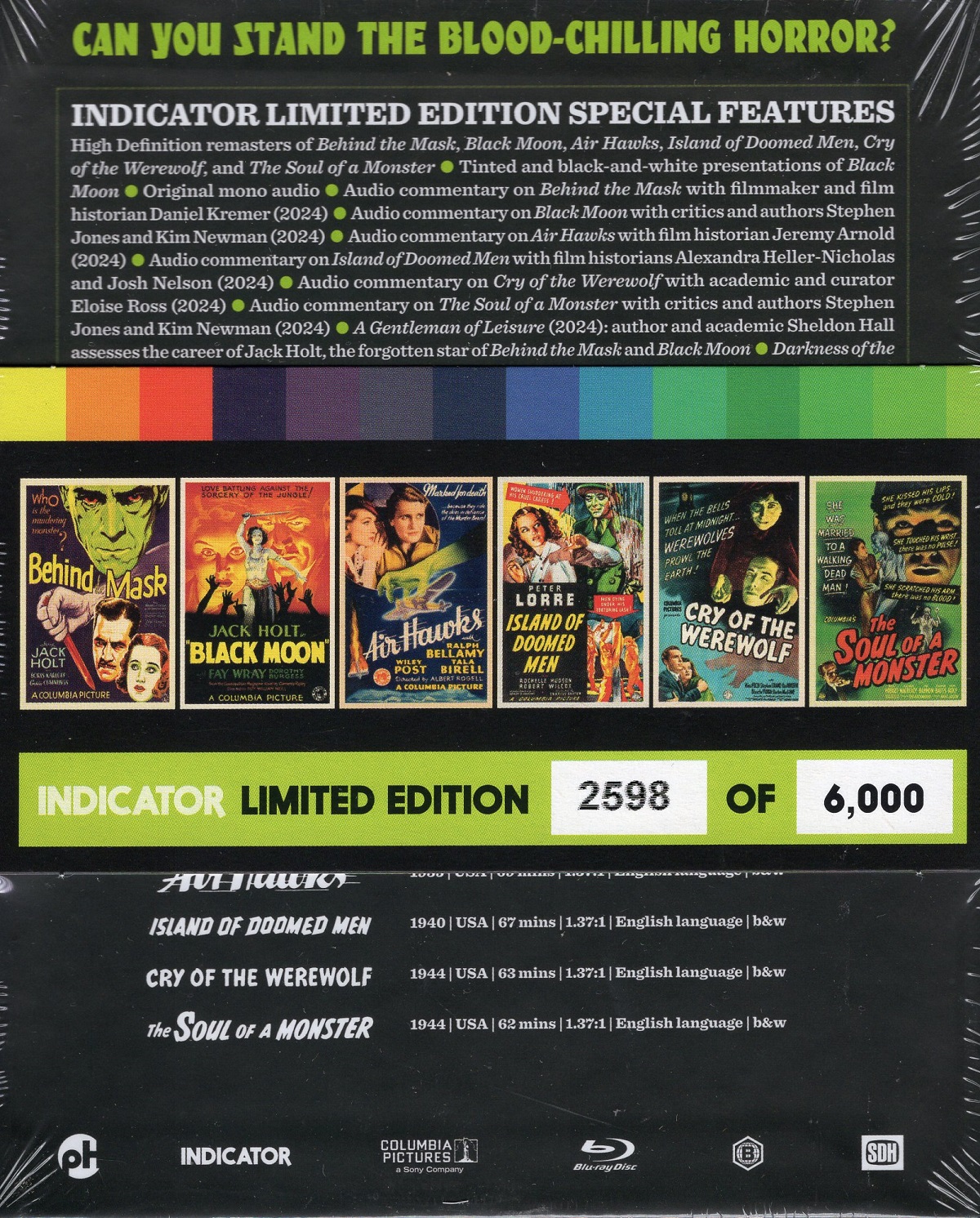 Columbia Horror (Limited Edition) (ej svensk text) (Blu-Ray) - 2