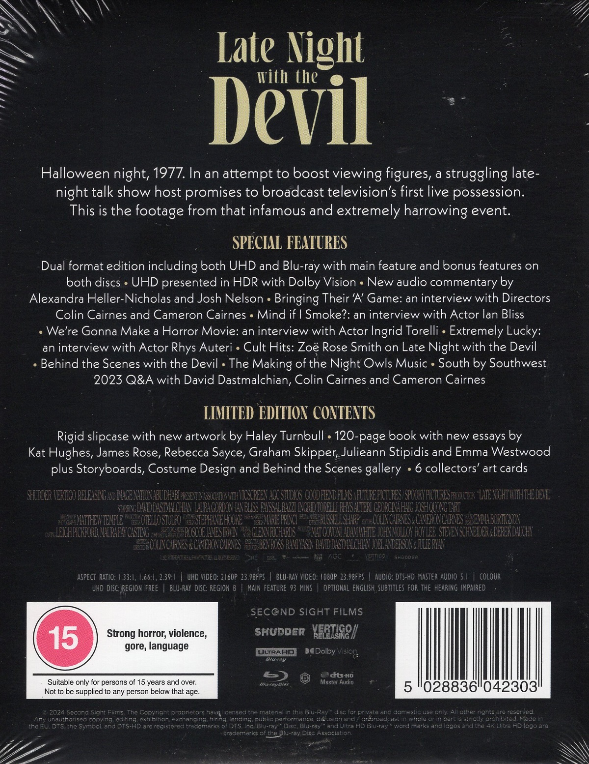 Late Night With the Devil (Limited Edition) (ej svensk text) (4K Ultra HD + Blu-ray) - 2