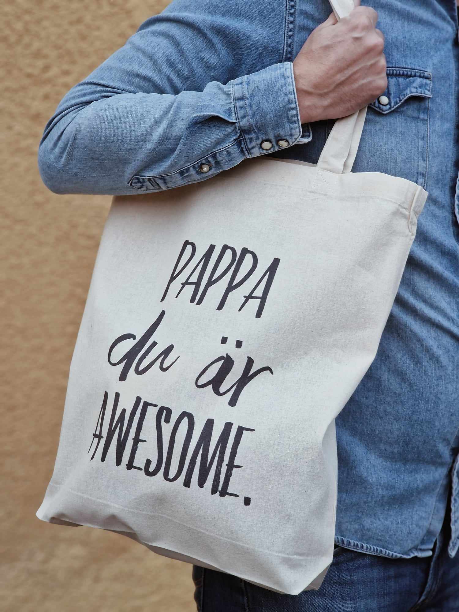 cloth bag "dad you are awesome" - 4