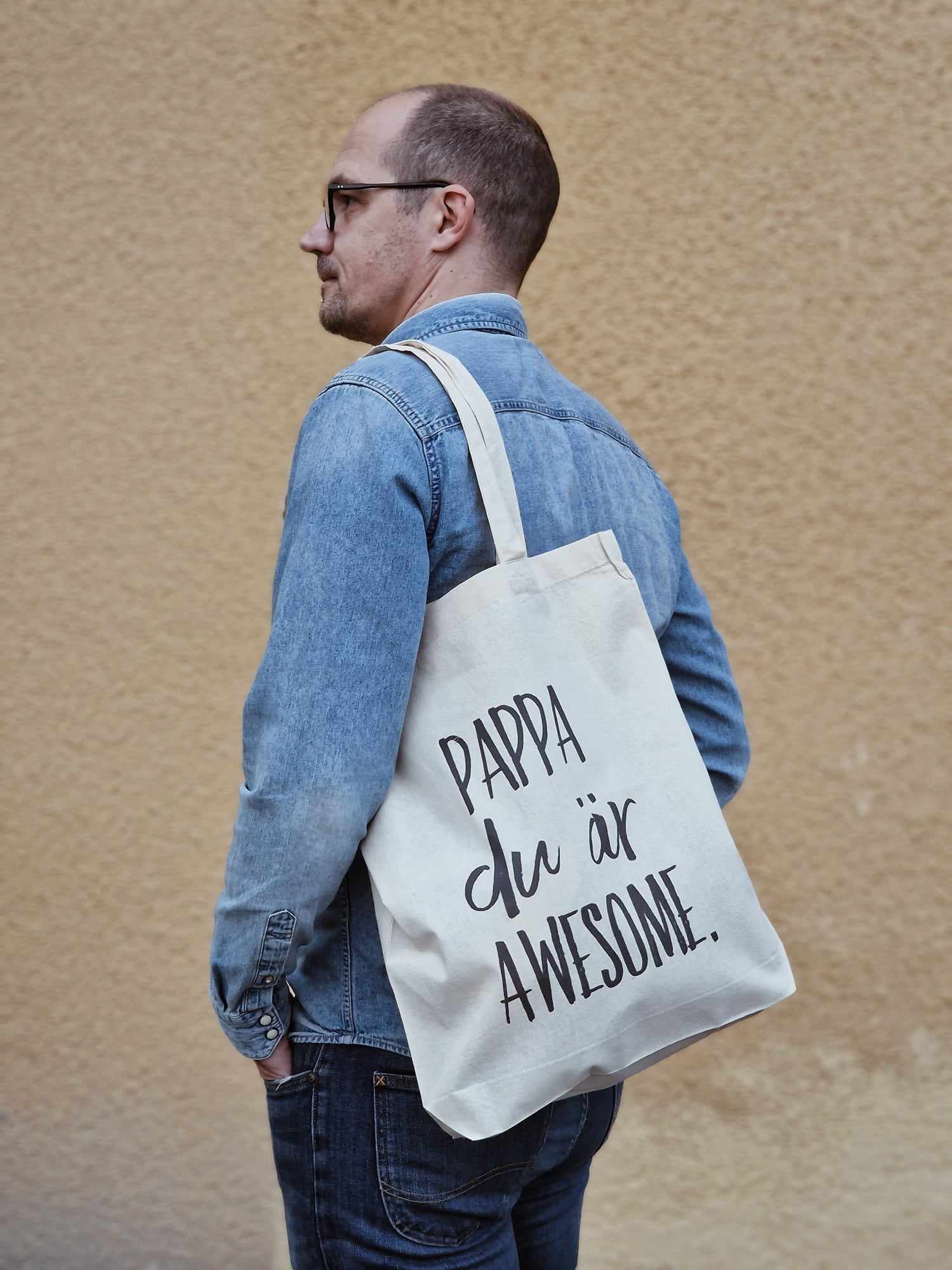 cloth bag "dad you are awesome"
