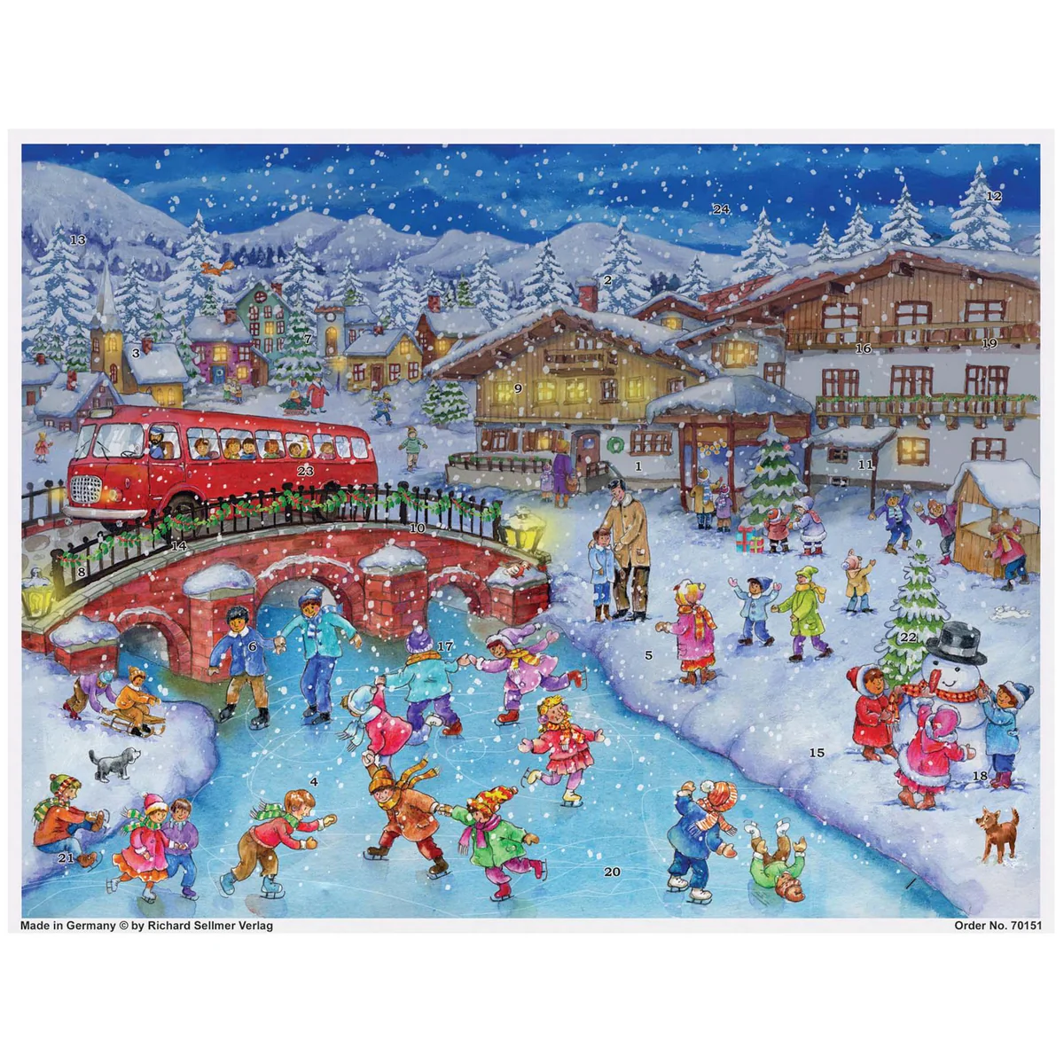 Adventskalender A3 Buss