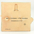 リサラーソン  サッカー選手の陶板  Damfotboll   (22cm)  1979年〈箱付き〉