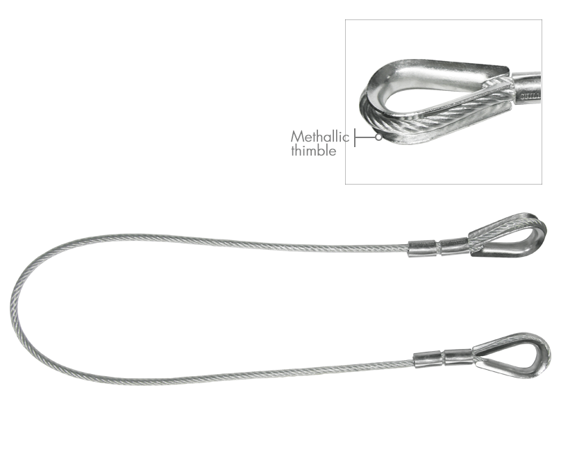 Steel sling / 2000 mm / 1000 kg