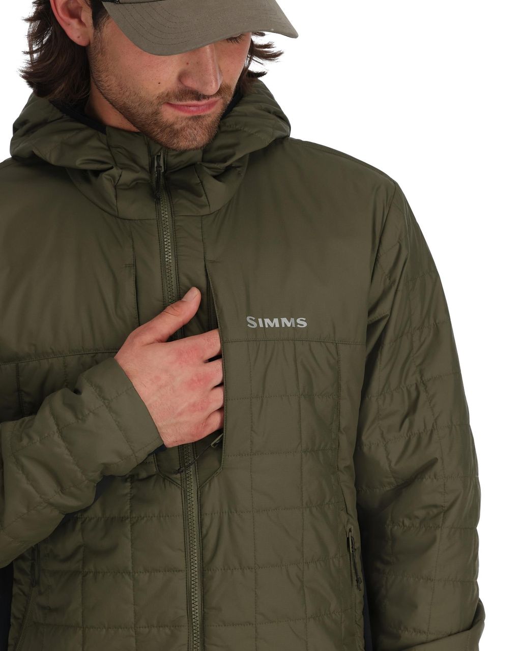 Simms Fall Run Hybrid Hoody - Loden - 3