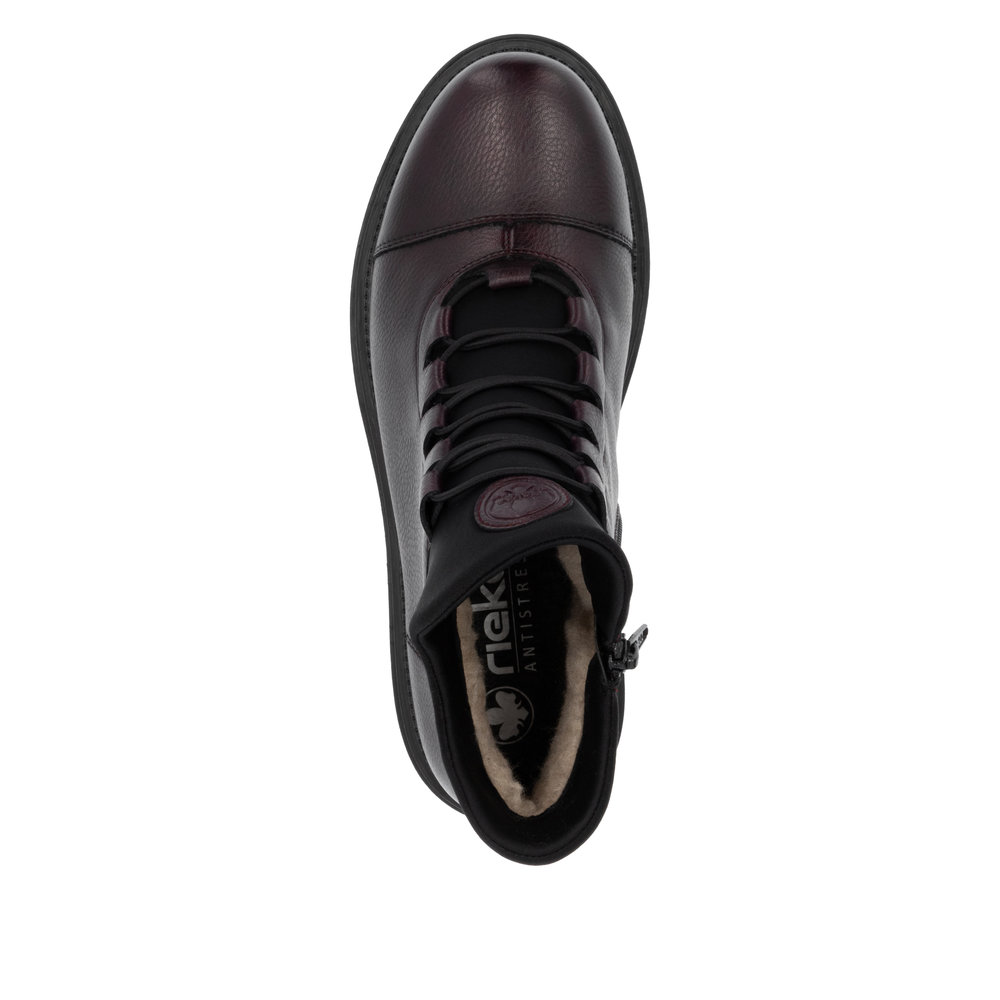 Rieker Damboots syntet varmfodrad Bordo - 4