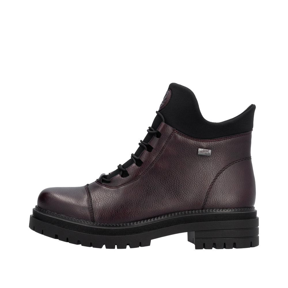 Rieker Damboots syntet varmfodrad Bordo - 5