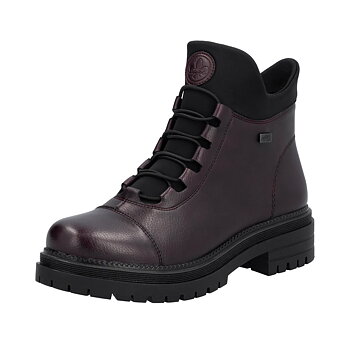 Rieker Damboots syntet varmfodrad Bordo