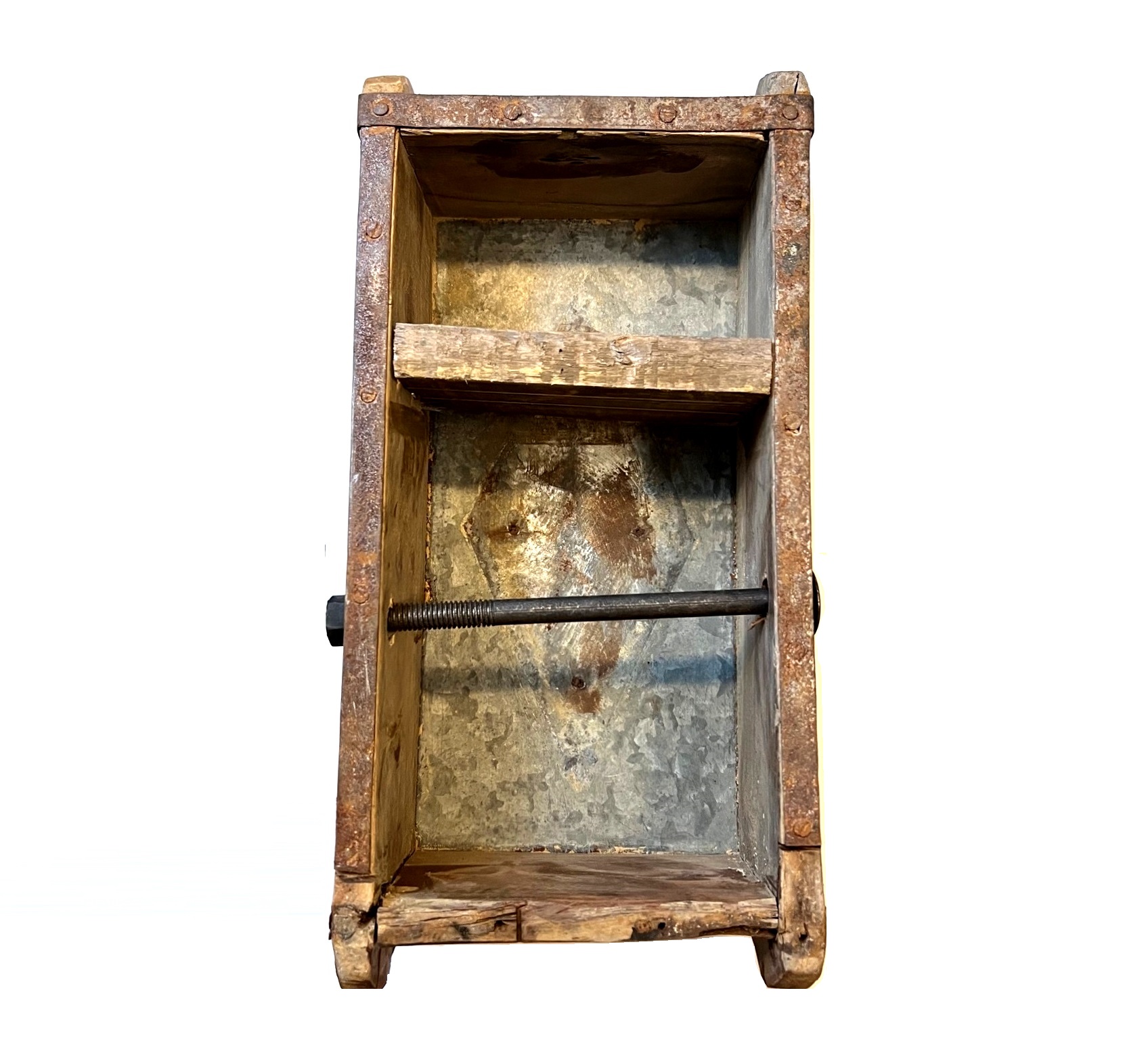 2:a sortering toarullshållare låda gammal murstensform shabby chic lantlig stil Gårdsromantik