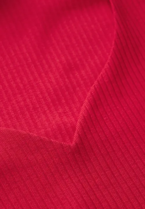 LTD QR Heart Shape Rib - Autumn Red - Street One - 5