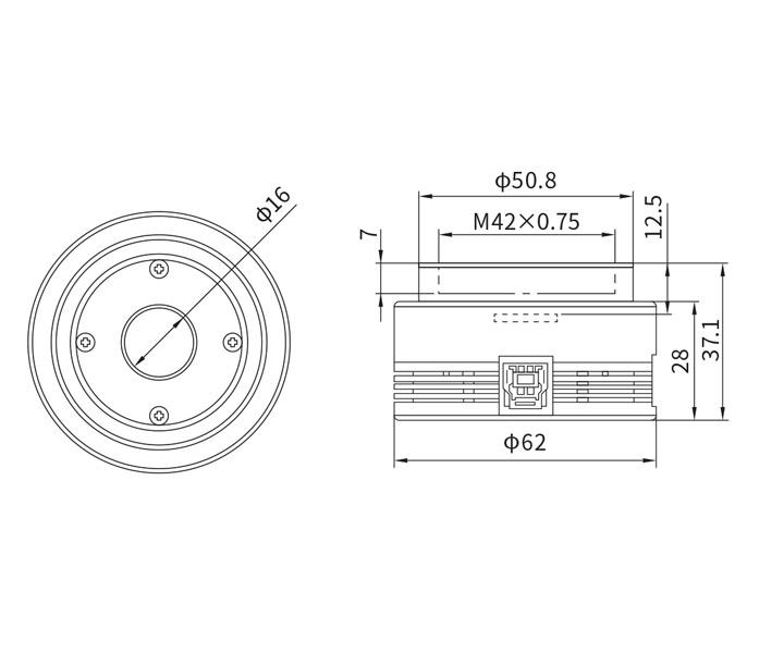 ZWO ASI715MC ASTROKAMERA - 7