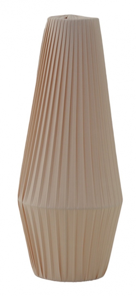 Astrid Plisserad Stilskärm Beige