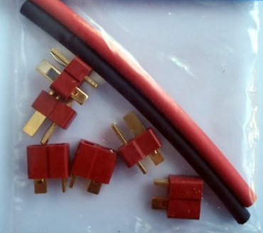 Dualsky ult plug set (3pair) with heat shrink