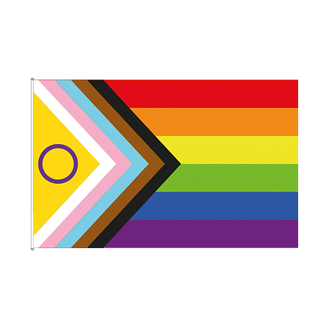 Progressflagga inkl. intersex