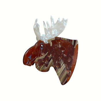 Hårklämma ÄLG i cellulosaacetat 10,5 cm