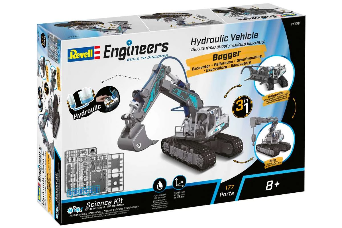 Hydraulic Excavator 3in1 1/24 - 2