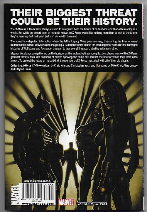 X-Force: Volume 2 - Old Ghosts Premiere Edition HC NM Svagt solblekt på ryggen