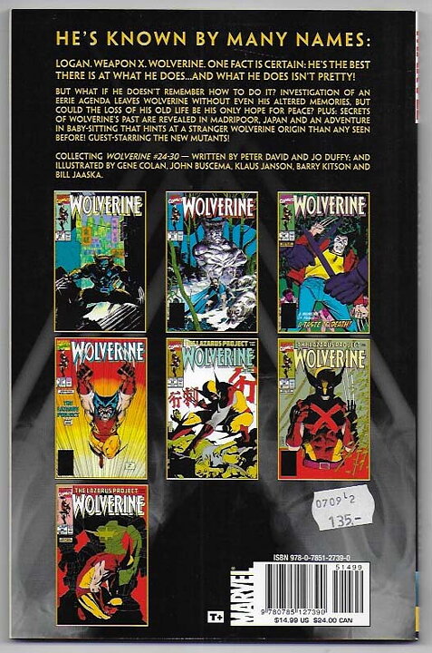 Wolverine Classic: Volume 5 TP NM-