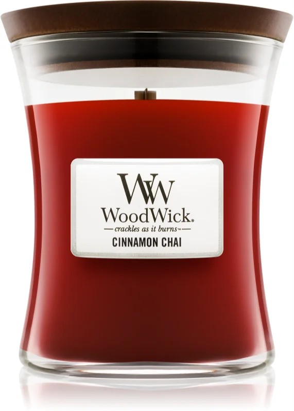 Cinnamon Chai Doftljus, Medium, WoodWick
