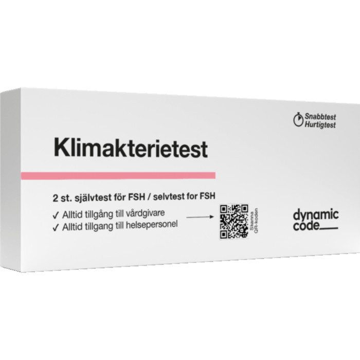 Dynamic Code Klimakterietest 2 st