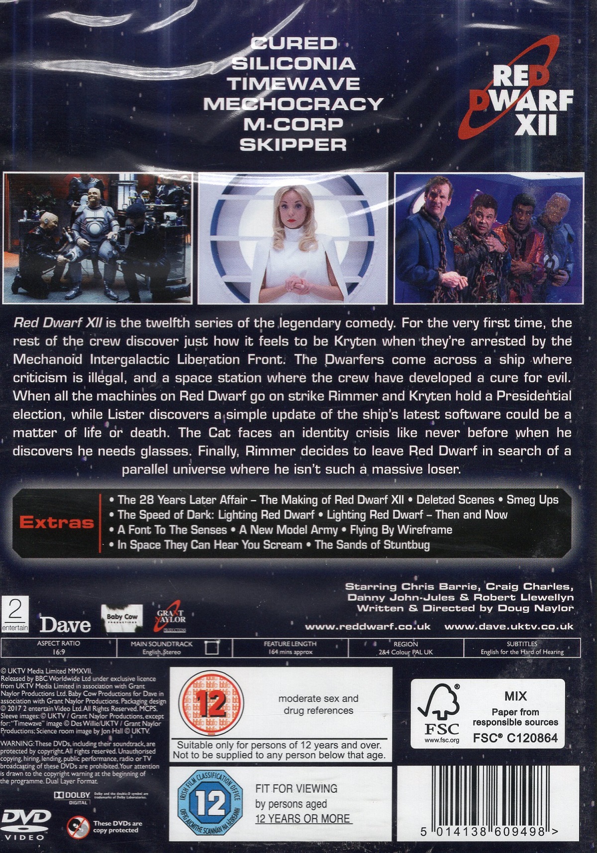 Red Dwarf - Series 12 (Series XII) (ej svensk text) - 2