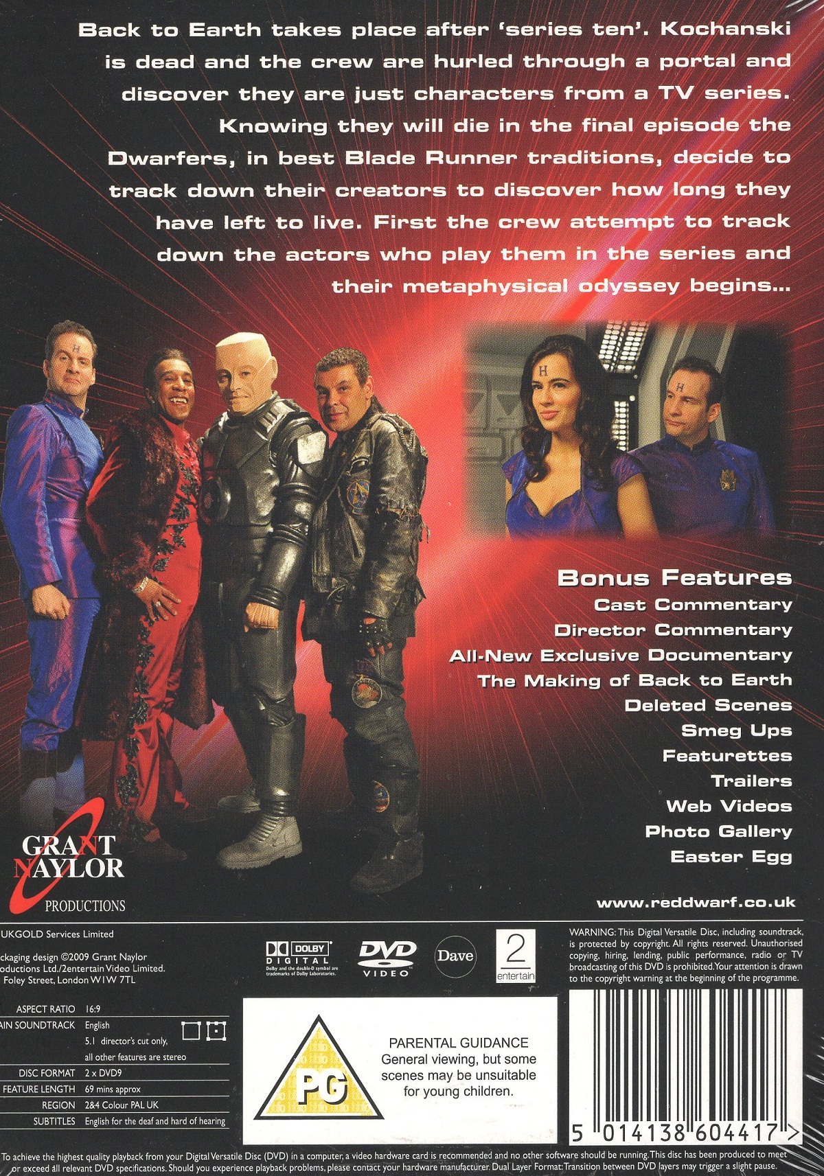 Red Dwarf Series 9: Back To Earth (ej svensk text)  - 2