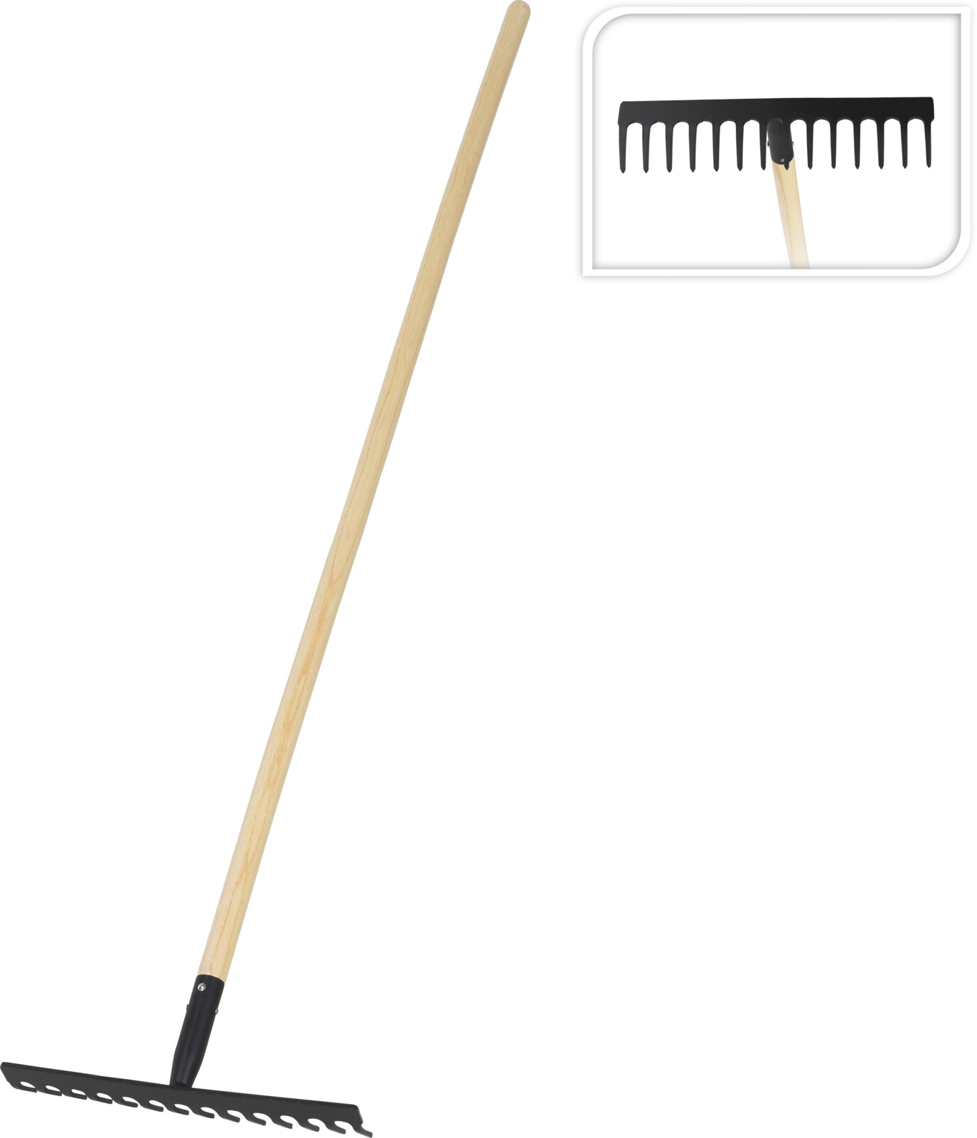 Kratta med träskaft 142cm