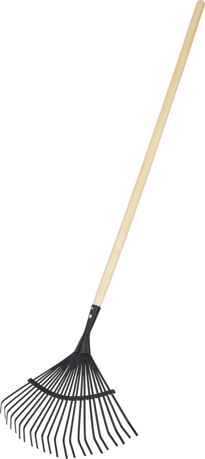Lövräfsa med träskaft 150cm