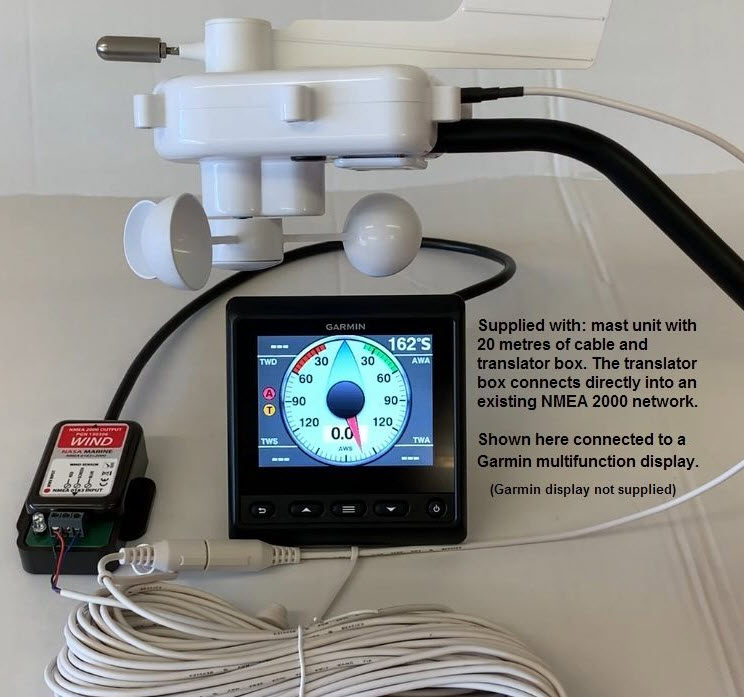 NASA NMEA 0183 till NMEA 2000 för  vinddata - 2