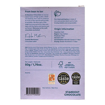 Standout Chocolate - Cap-Haïtien - Haiti 70%