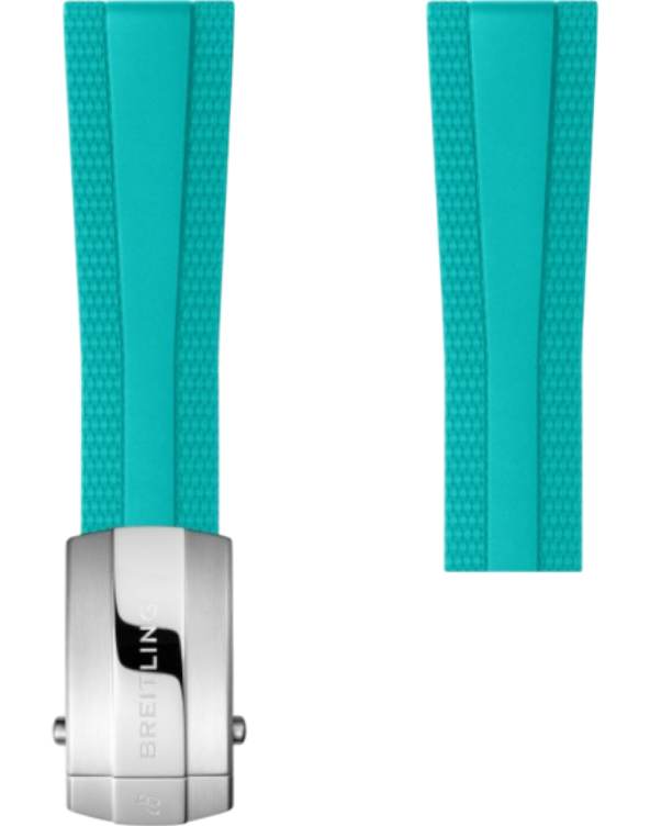 Breitling Diver Pro gummiband grönblå 22 mm