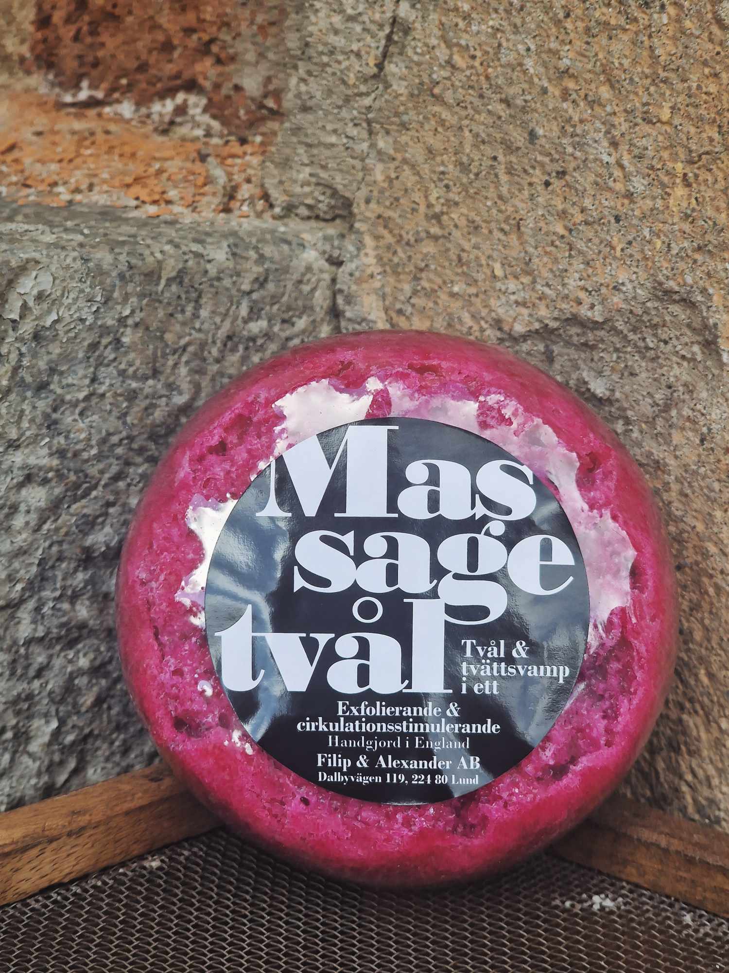 Massagetvål "Hallon & björnbär"