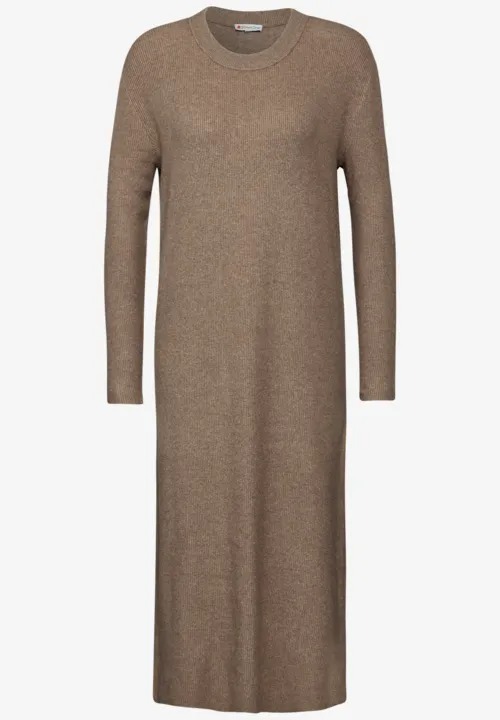 Cosy Long Dress - Rich Mocha - Street One