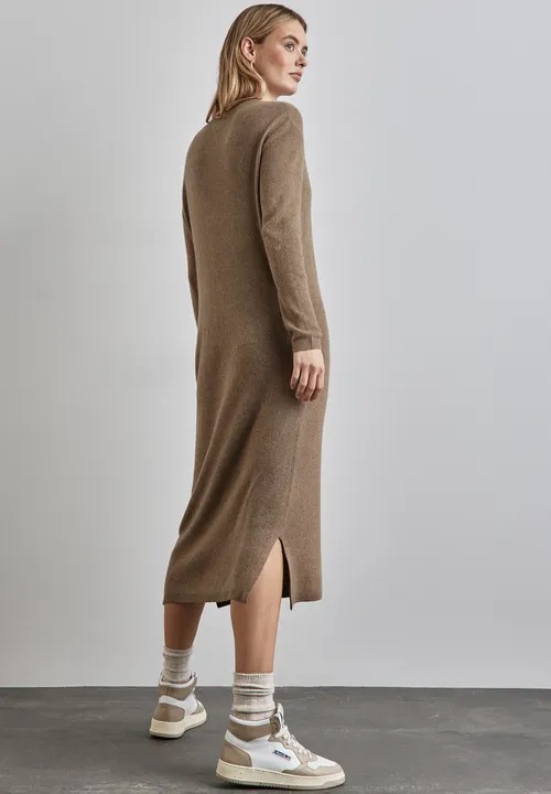 Cosy Long Dress - Rich Mocha - Street One - 3