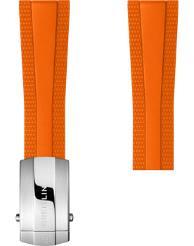 Breitling Diver Pro gummiband orange 22 mm