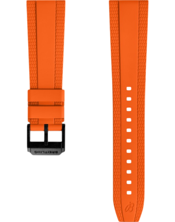 Breitling Diver Pro gummiband orange 22 mm