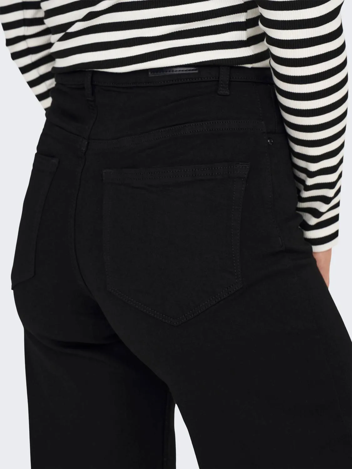 Only - Madison Blush Raka Jeans Svart - 5